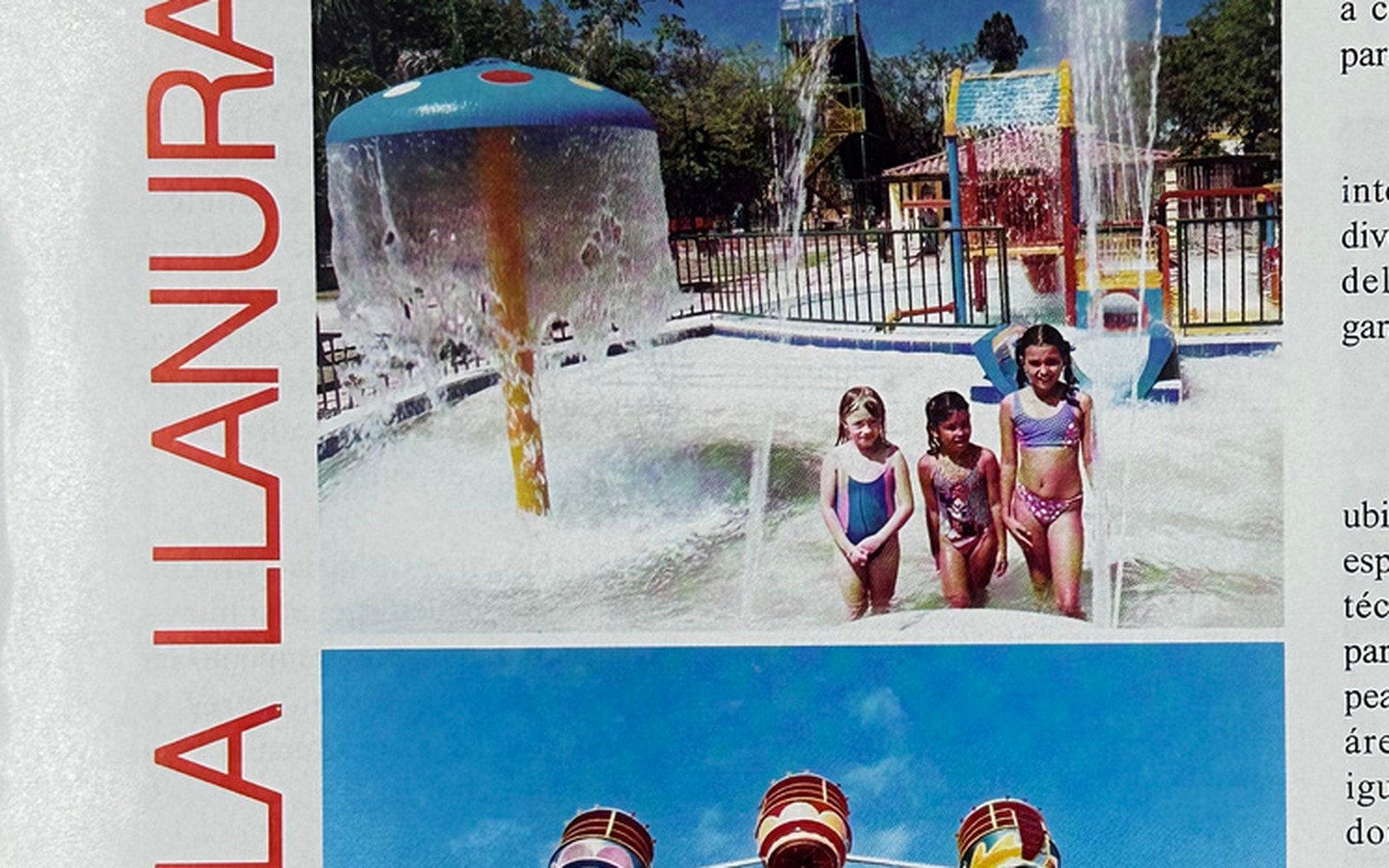 Atracciones acuáticas del Parque La Llanura Sikuani