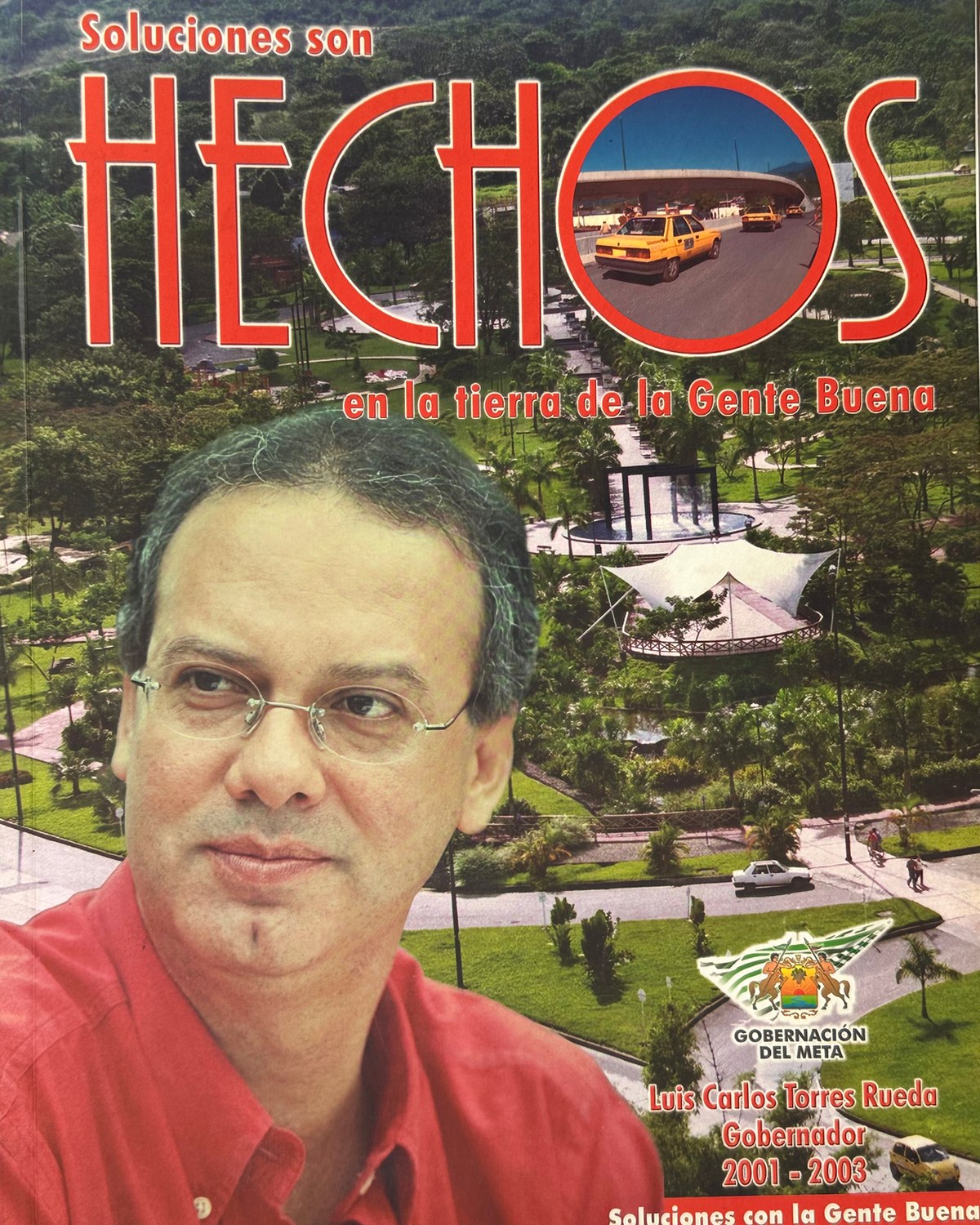 Portada de la Revista Hechos con Luis Carlos Torres Rueda